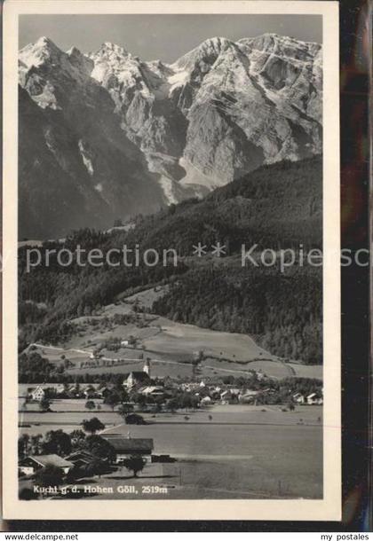 Kuchl gegen Hohen Goell