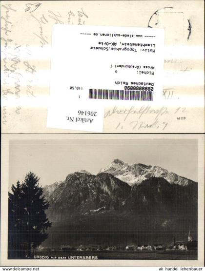 206146,Grödig Teilansicht m. d. Untersberg