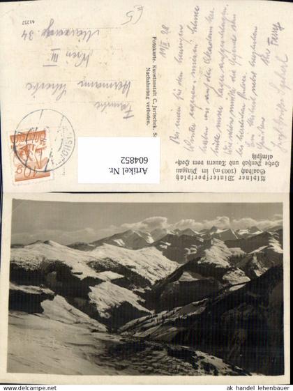 604852,Saalbach-Hinterglemm Saalbach i. Pinzgau v. Hochalmspitz