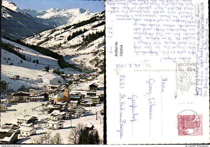 720454 Saalbach Saalbach-Hinterglemm mit Talschluß Tristkogel Winteransicht