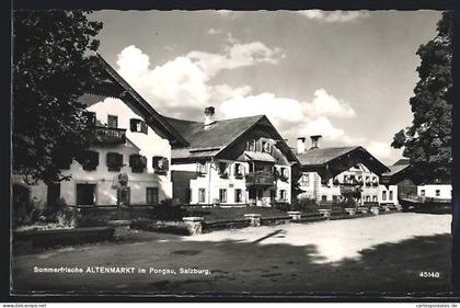 AK Altenmarkt im Pongau, Ortsansicht mit Gasthaus Moser