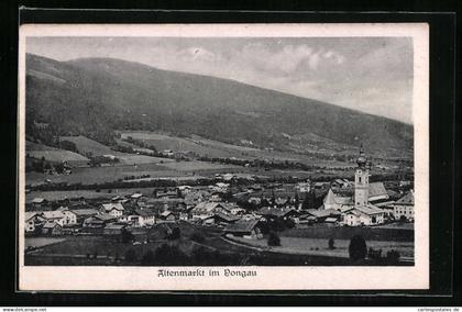 AK Altenmarkt im Pongau, Ortsansicht mit Kirche