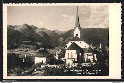 AK St. Michael im Lungau, Panoramaansicht mit Kirche