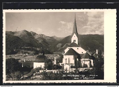 AK St. Michael im Lungau, Panoramaansicht mit Kirche