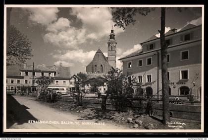 AK Strasswalchen /Salzburg, Marktplatz