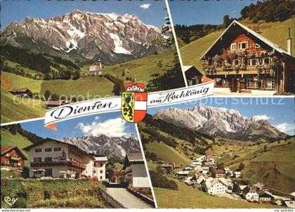 Dienten Hochkoenig Panorama Dorfmotive