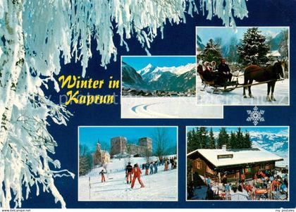 Kaprun Kitzsteinhorn Pferdeschlitten Burg Kaprun Bergstation