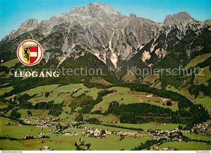 Leogang Hoehenluftkurort Leonganger Steinberge Fliegeraufnahme