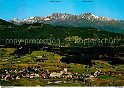 Mariapfarr Fliegeraufnahme Kirche Roteck