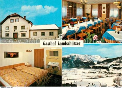 Mariapfarr Gasthof Landschuetzer Winterpanorama Alpen