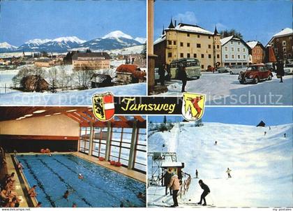 Tamsweg Lungau Ortsansichten Hallenbad Skilift