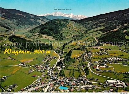 Wagrain Salzburg Fliegeraufnahme mit Dachstein