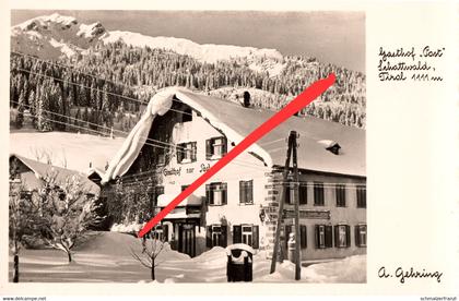 AK Schattwald Gasthof Post Winter a Zöblen Tannheim Grän Haller Weißenbach Lech Jungholz Vils Reutte Bad Hindelang Tirol