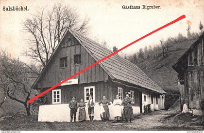 AK Sulzbüchel Sulzbichel Sulzbichl Gasthaus Digruber a Treffling Puchenstuben Wienerbruck Scheibbs NÖ Niederösterreich