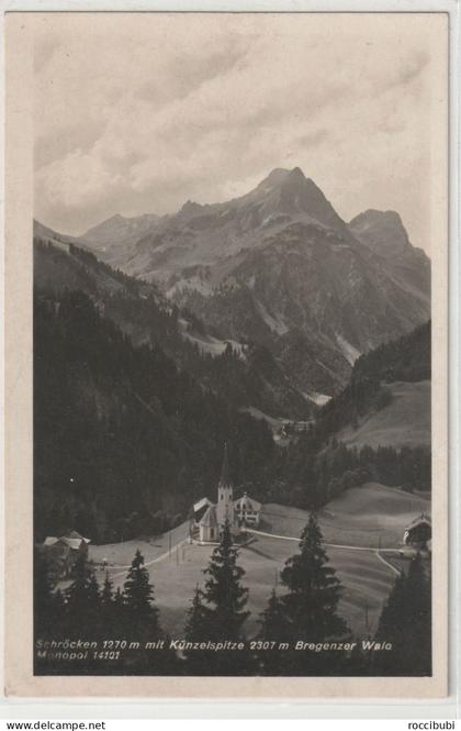 Schröcken mit Künzelspitze, Bregenzer Wald