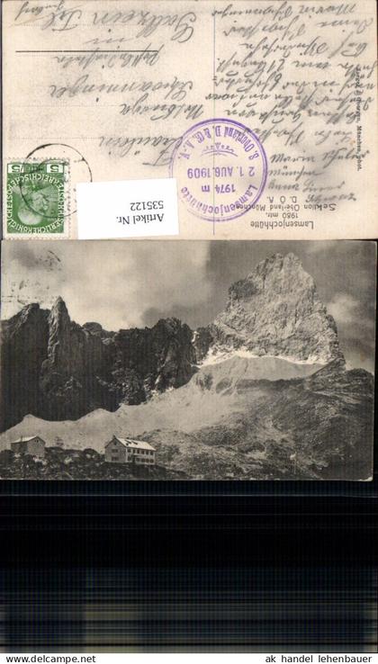 535122,Lamsenjochhütte bei Vomp Vomperberg Stans