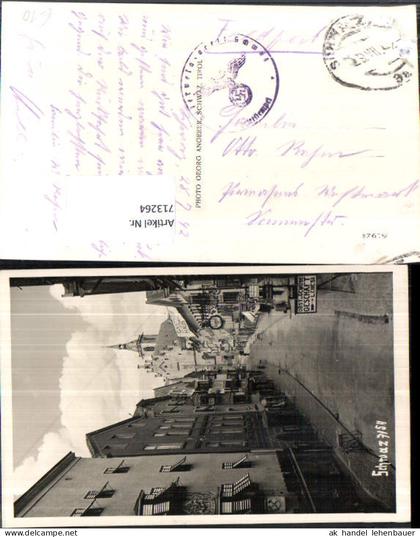 713264 Schwaz Tirol Straßenansicht Feldpost Reservelazarett Schwaz Lazarett