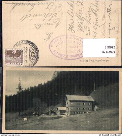736012 Alpengasthof Eng Karwendel Gemeinde Vomp Hinterriß