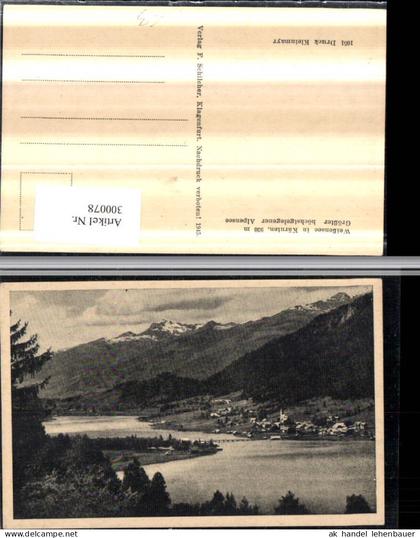 300078,Weißensee Weissensee Techendorf Totale Bergkulisse
