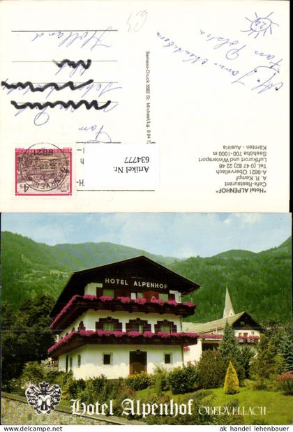 634777,Obervellach Hotel Alpenhof