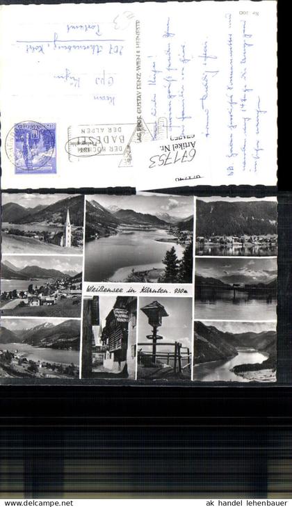671753,Mehrbild Ak Weißensee in Kärnten Weissensee