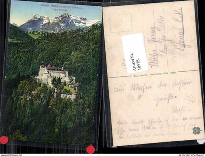 105781,Veste Werfen Hohen Werfen b. Salzburg Hagengebirge 1913