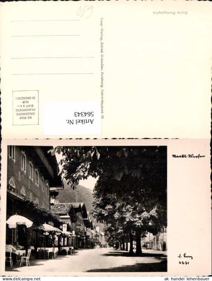 564343,Foto Ak Werfen Markt Werfen Ansicht Gasse Straße