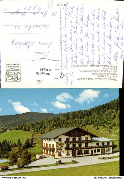 634994,Filzmoos Neuberg-Filzmoos Gasthof u. Pension Neubergerhof