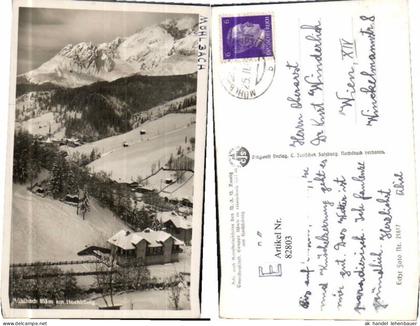 82803,Mühlbach am Hochkönig Teilansicht 1943