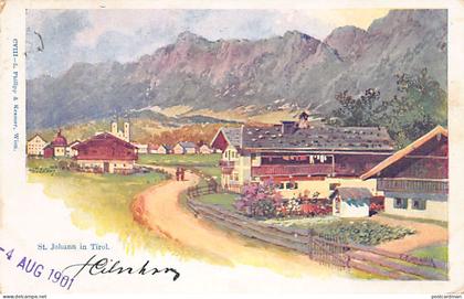 Österreich - ST. JOHANN IN TIROL - Künstler postkarte