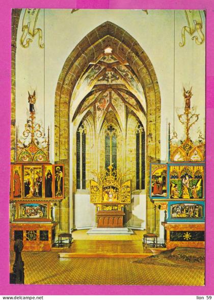 312708 / Austria - St. Sankt Lambrecht , Monastery - Inneres der Peterskirche (15.Jh.) PC 10.3 x 7.6 cm. Autriche