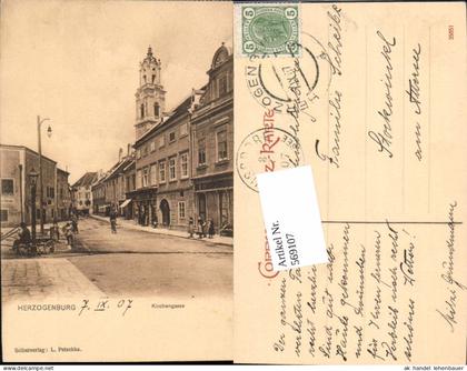 569107,tolle AK Herzogenburg Kirchengasse 1907