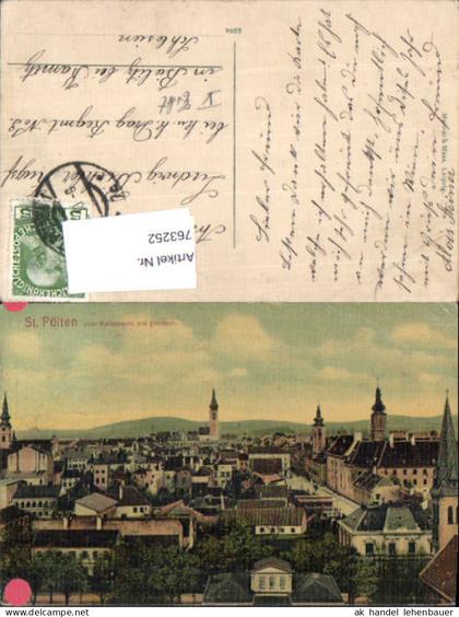 763252 St. Pölten vom Kaiserwald aus gesehen Bez. St. Pölten (Stadt)