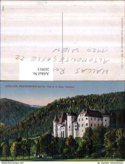 243913,Schloss Frauenstein b. St. Veit an der Glan