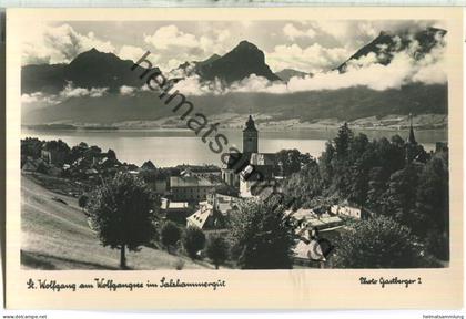 St. Wolfgang am Wolfgangsee - Foto-Ansichtskarte - Verlag Sepp Gastberger St. Wolfgang