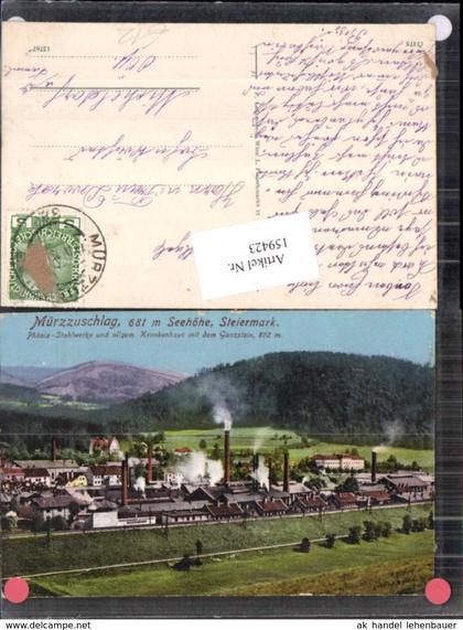 159423,Mürzzuschlag m. Krankenhaus & Phönix Stahlwerke