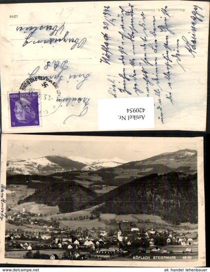 420954,Köflach Totale Bergkulisse