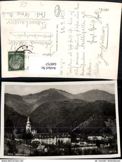 649757,Foto Ak Rein Stift Rein Gratwein-Straßengel