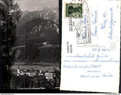 650746,Foto Ak Markt Haus im Ennstal