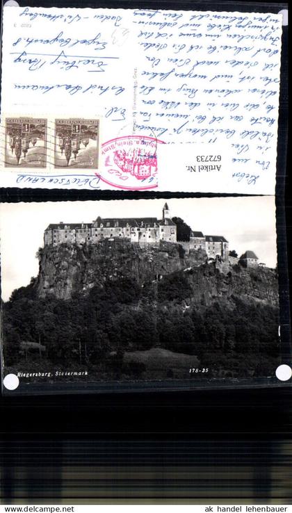 672733,Foto Ak Riegersburg Burg Riegersburg