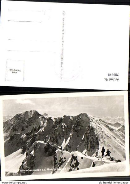 709378 Foto AK Rottenmann Trieben Bösensteingruppe v. d. Hochhaidespitze Bergsteigen