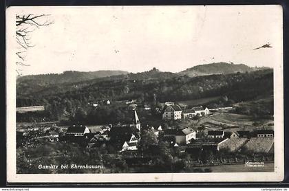 AK Gamlitz bei Ehrenhausen, Ortsansicht mit Kirche