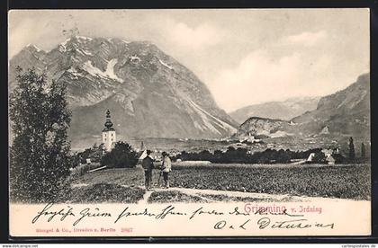 AK Irdning, Teilansicht gegen Grimming