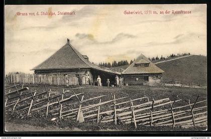 AK Maria Lankowitz, Gaberlwirt an der Reisstrasse auf der Stubalpe