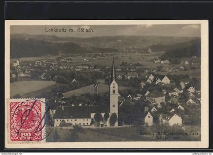AK Maria Lankowitz, Totalansicht mit Köflach