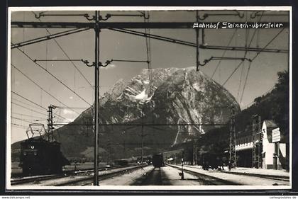 AK Stainach, Bahnhof von der Gleisseite
