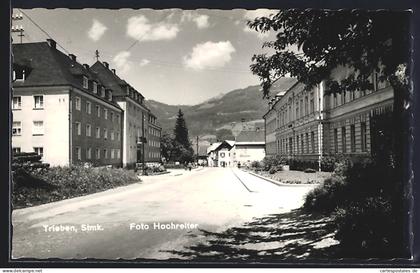 AK Trieben /Steiermark, Strassenpartie mit Bäckerei