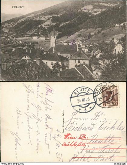 Ansichtskarte Selzthal Stadtpartie bei Lienzen 1925
