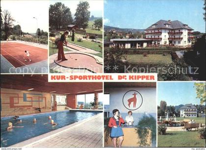 Bad Gams Kur und Sporthotel Dr Kipper Tennis Hallenbad Minigolf