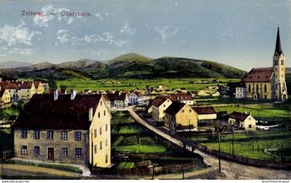 CPA Zeltweg Steiermark, Gesamtansicht, Obersteier